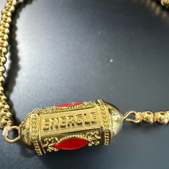 Lucky Eye Turkish Red Enamel Positive Energy Bracelet - Picture 2 of 6